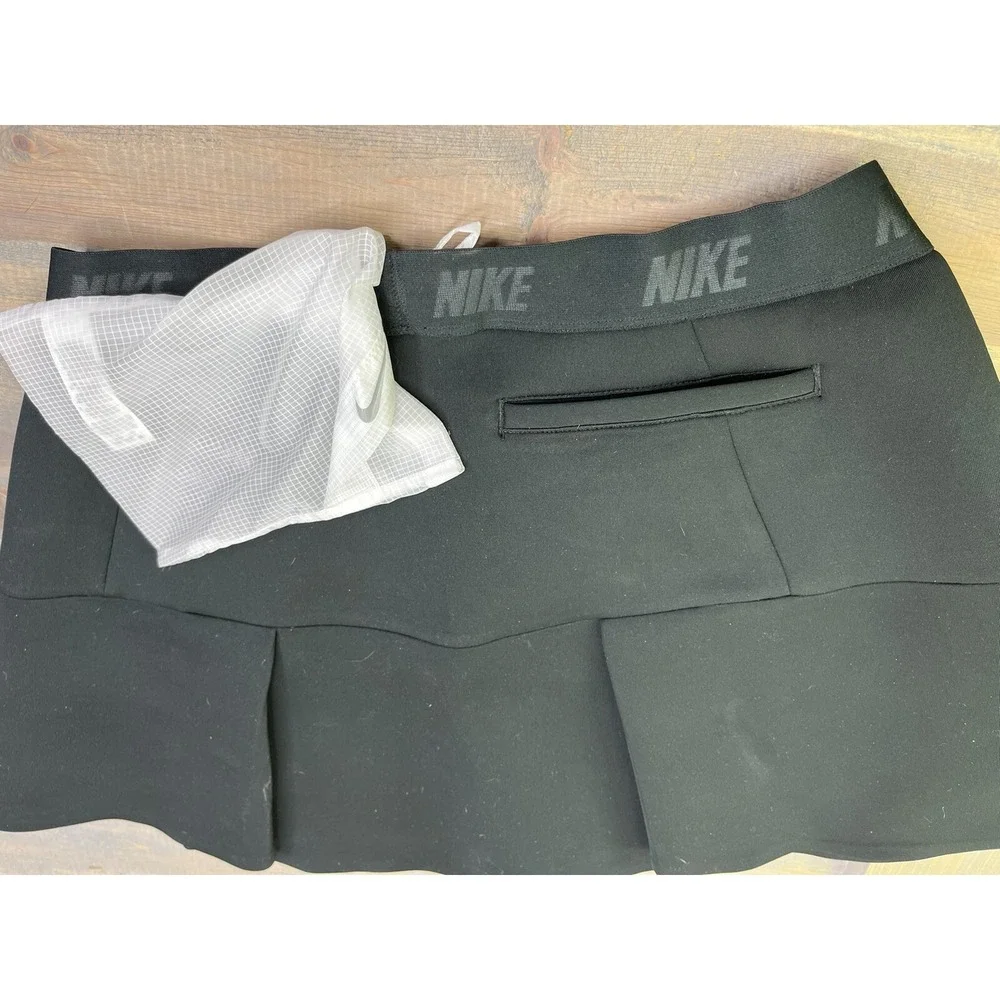 Nike Golf Tour Performance Dri fit Womens Black‎ Skirt M No Linner #5235